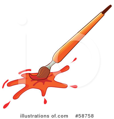 Paintbrush Clipart  58758 By Milsiart   Royalty Free  Rf  Stock    