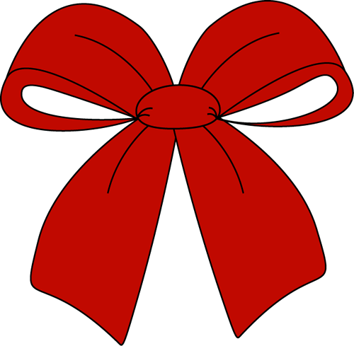 Red Christmas Bow Clip Art   Red Christmas Bow Image