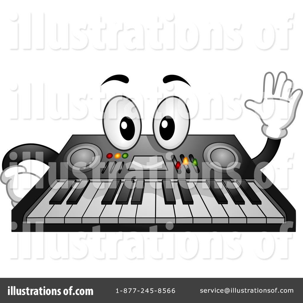 Royalty Free  Rf  Music Keyboard Clipart Illustration  1145339 By Bnp