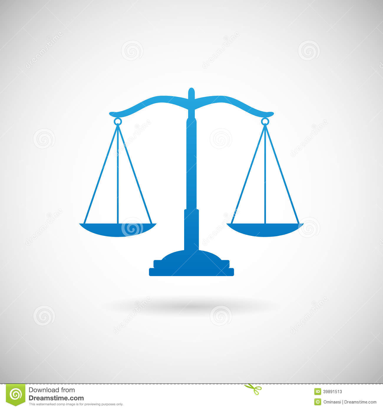 Stock Vector  Law Symbol Justice Scales Icon Design Template On Grey