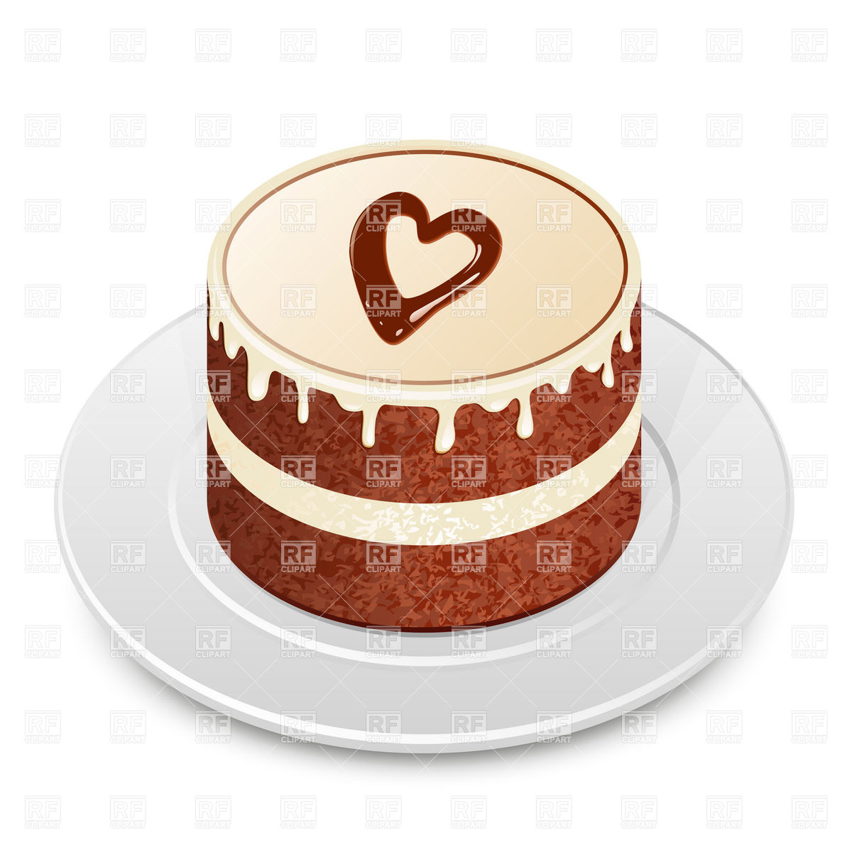 Valentine S Day Chocolate Cake With Heart 5490 Download Royalty Free