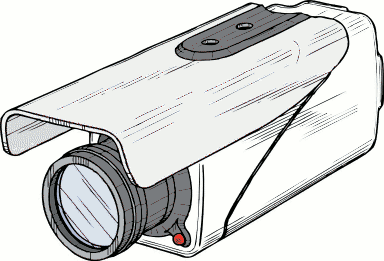 Video Surveillance Camera Clipart   Clipart Panda   Free Clipart