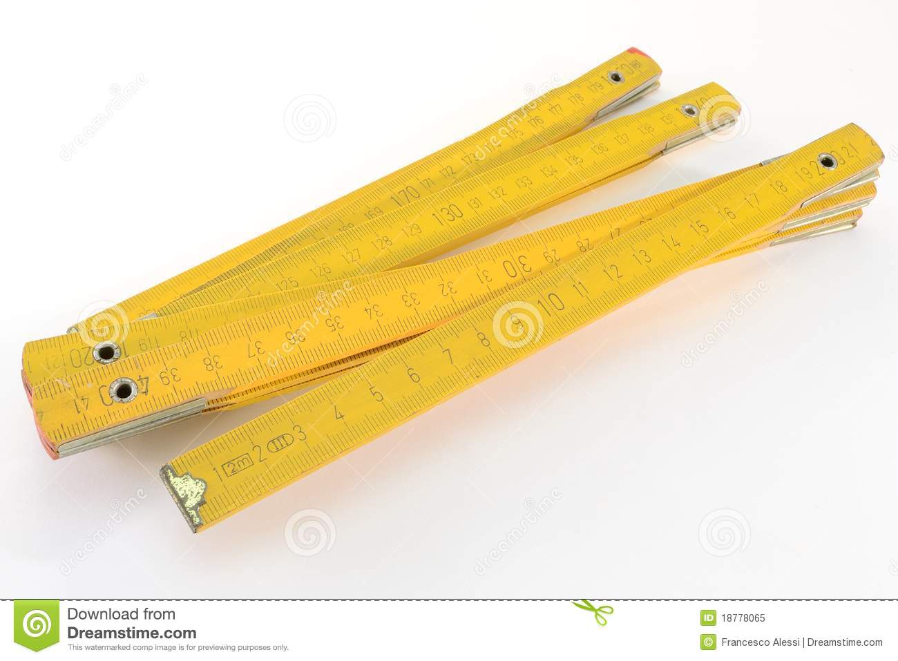 Wooden Measuring Tape Royalty Free Stock Photo   Image  18778065