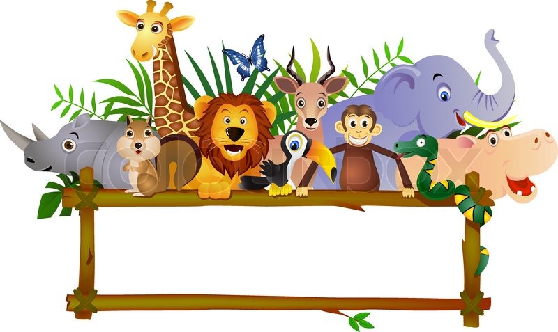 Animal Kingdom Safari Clipart   Free Clip Art Images