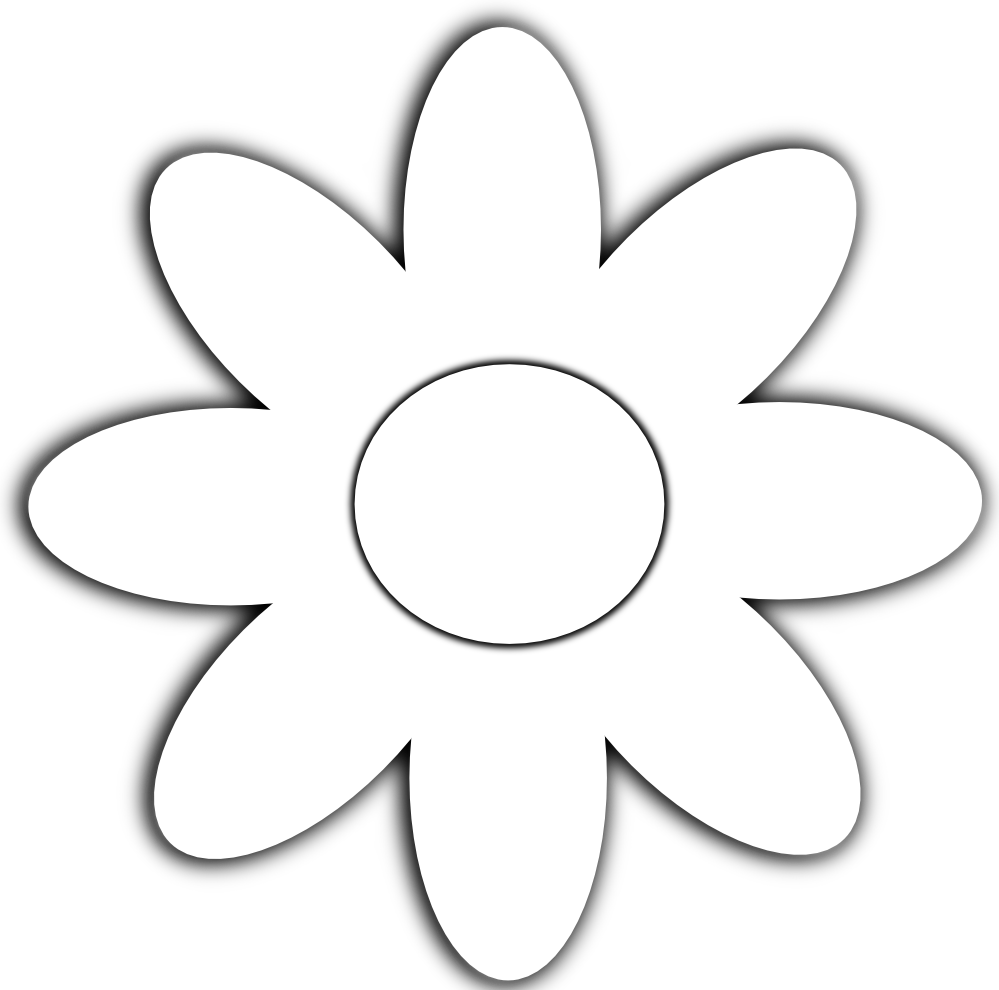 Black And White Daisy Clipart   Clipart Panda   Free Clipart Images
