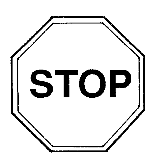 Black And White Stop Sign Clipart   Clipart Panda   Free Clipart