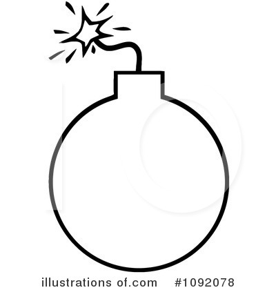 Bomb Clipart  1092078   Illustration By Hit Toon