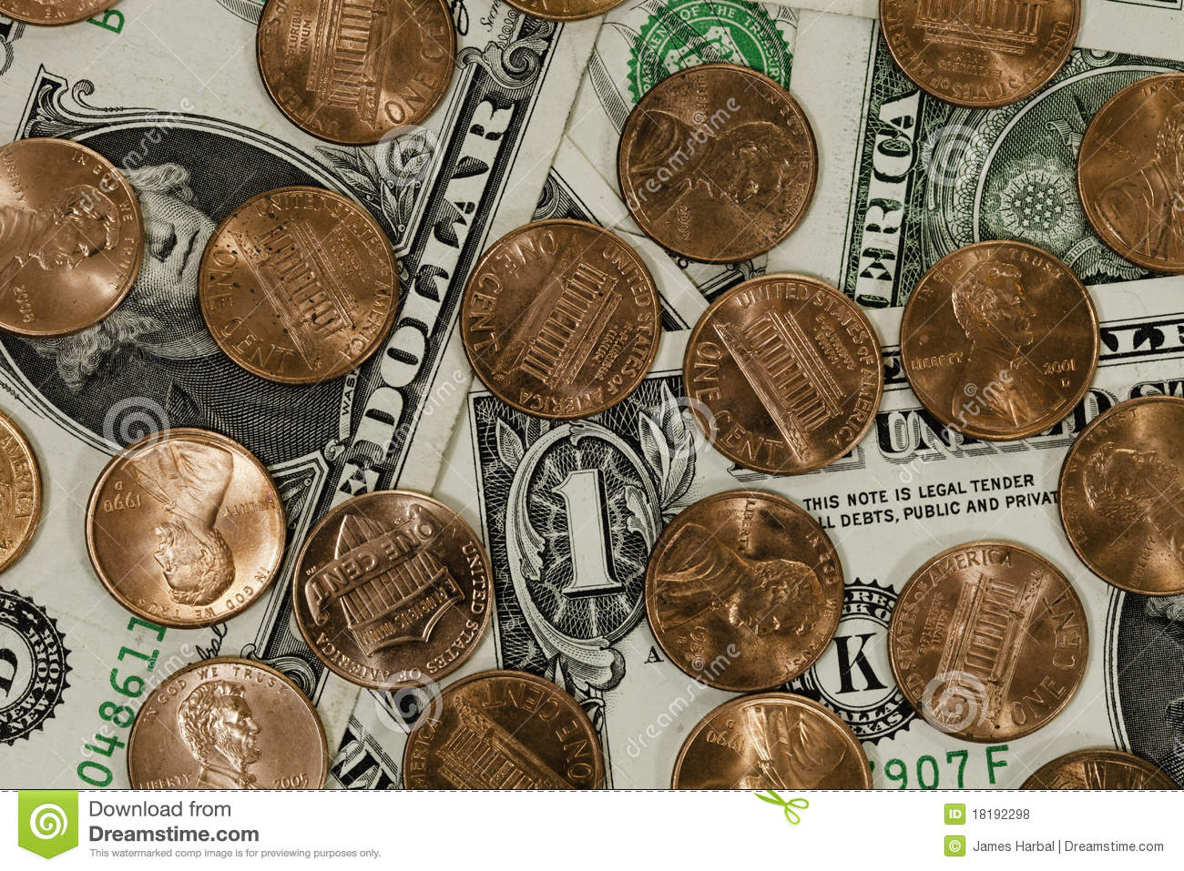 Dollars And Cents Decisions Royalty Free Stock Photos   Image