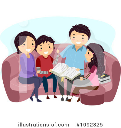 Family Clipart  1092825 By Bnp Design Studio   Royalty Free  Rf  Stock
