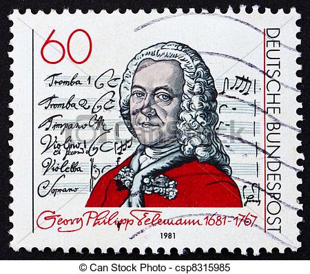 Germany   Circa 1981  A Stamp Printed In The Germany Shows Georg