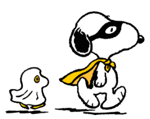 Halloween Peanuts S Cartoon Character Snoopy   Woodstock Clipart