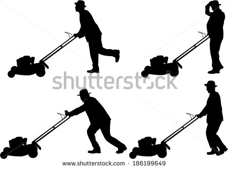 Lawn Care Silhouette Clipart   Free Clip Art Images