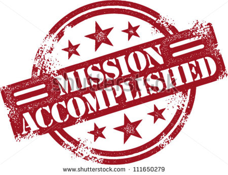 Mission Accomplished Reward Stamp   Shutterstock Vector  111650279