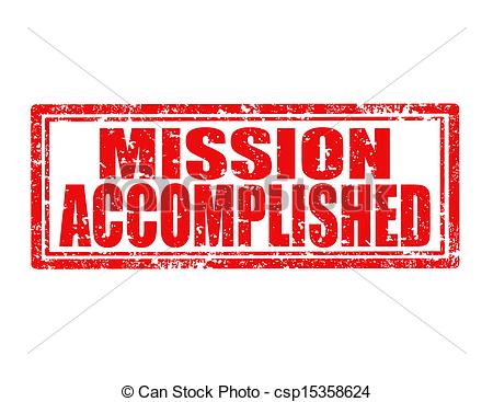 Mission Accomplished Stamp   Csp15358624