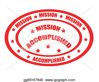 Mission Accomplished Stamp