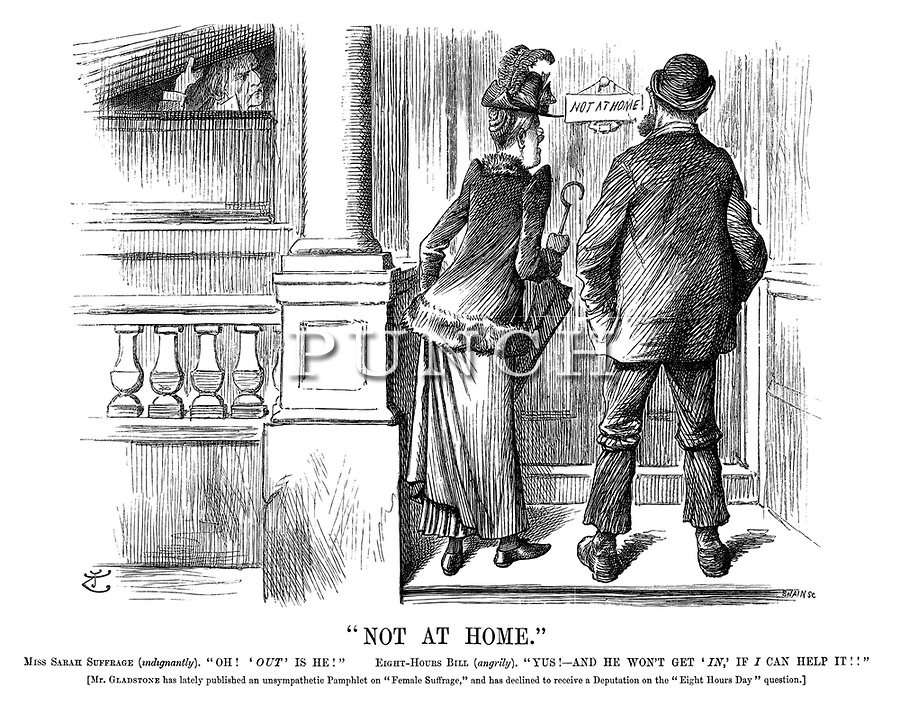 Pamphlet Cartoon Suffragettes Votes For Women     