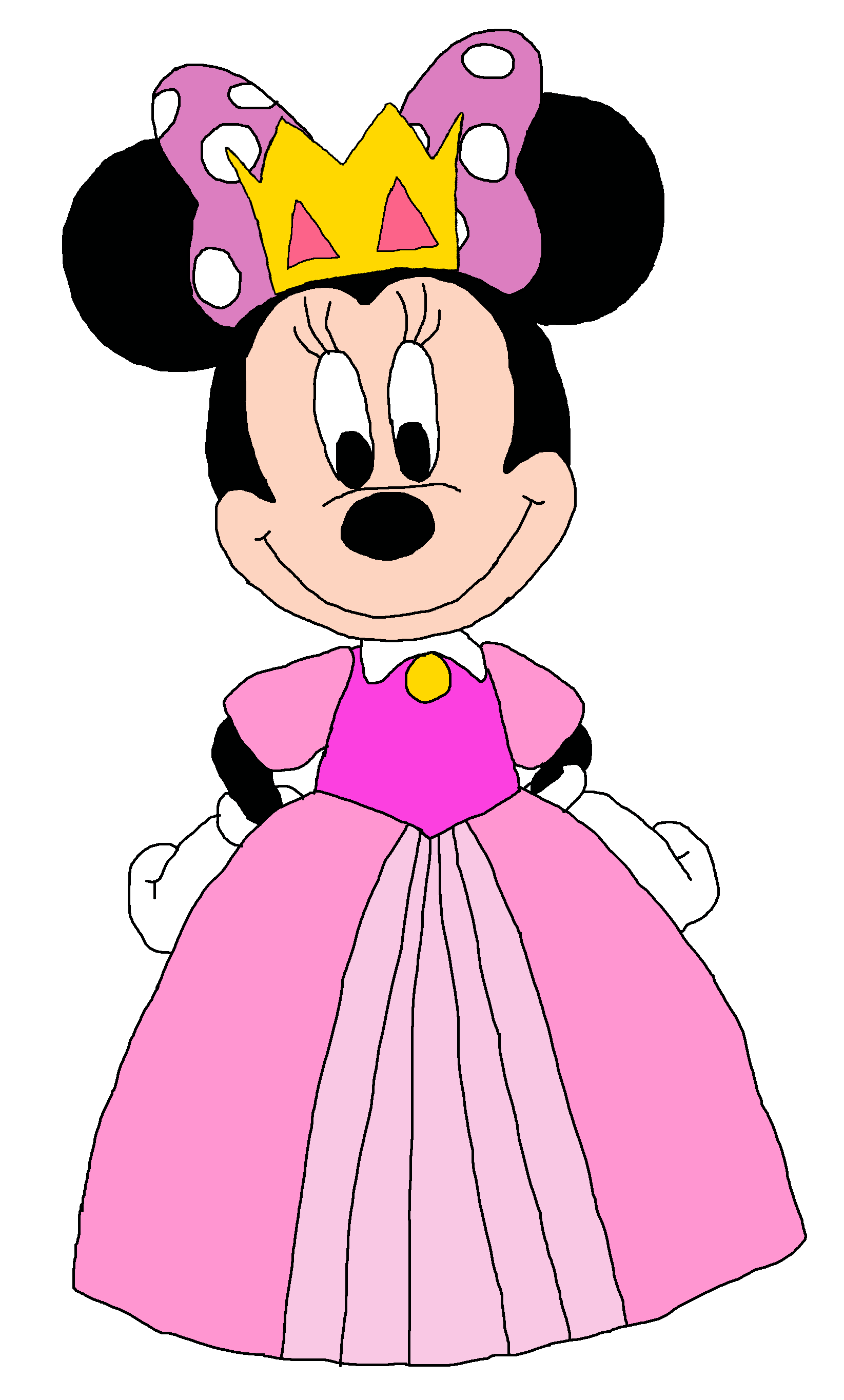 Pink Minnie Mouse Png Princess Minnie Masquerade Mickey Mouse    