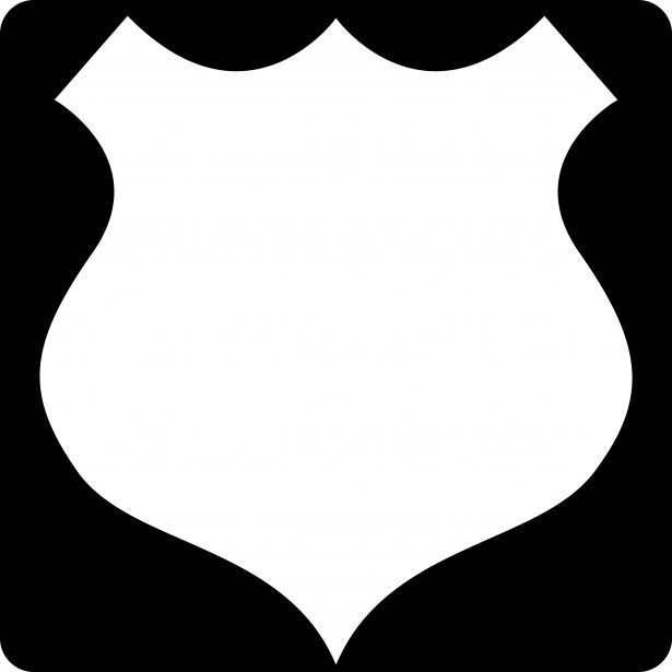 Police Badge Clipart Black And White Badge Shield White Clipart Jpg