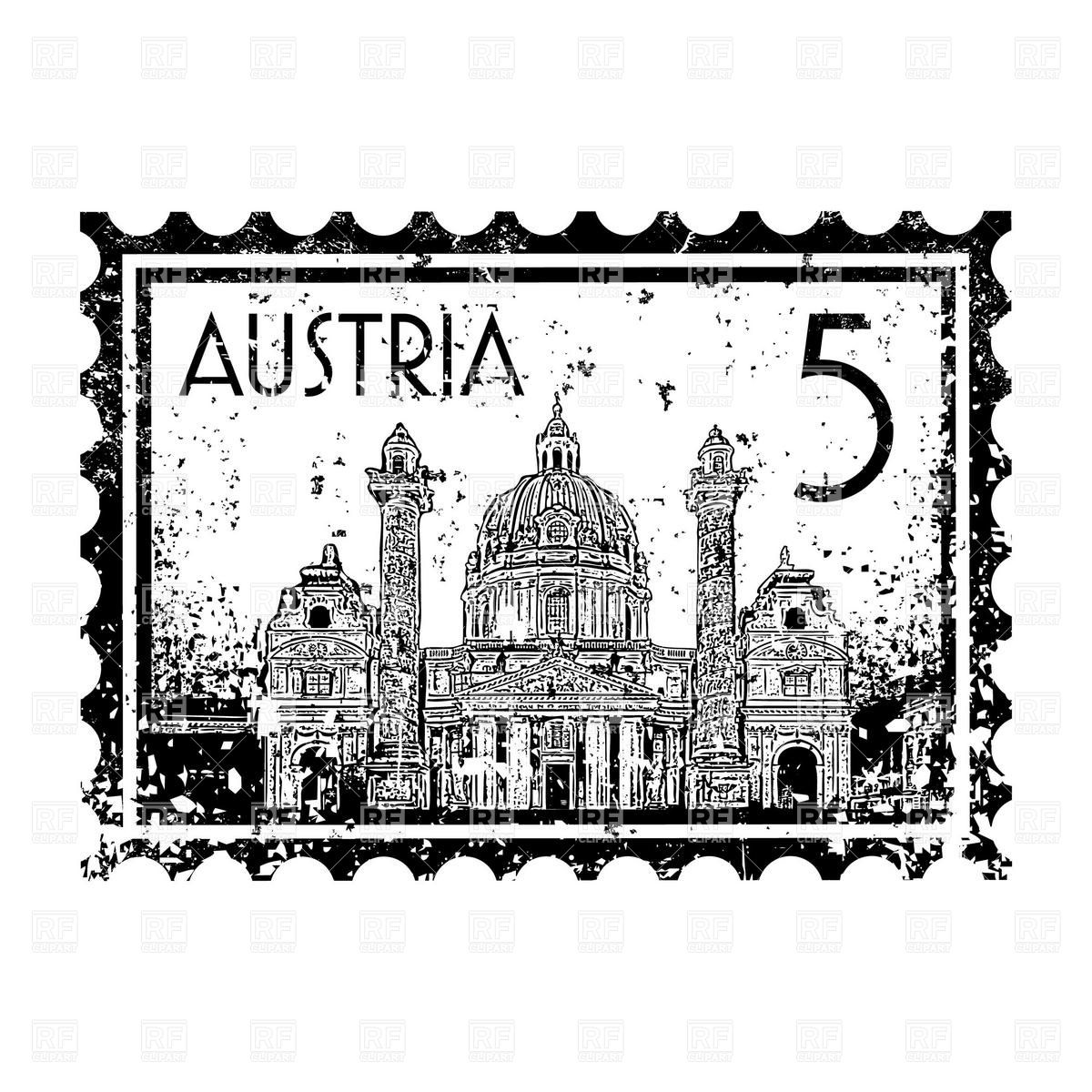 Postage Stamp With St  Charles S Church In Vienna Austria 16392
