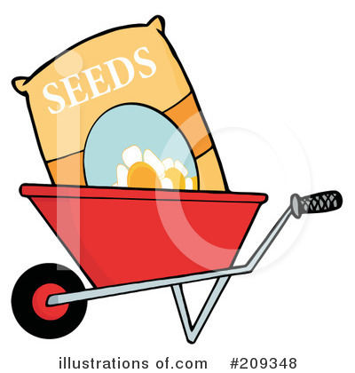 Royalty Free  Rf  Garden Tool Clipart Illustration By Hit Toon   Stock