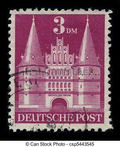 Stock Images Of Postage Stamp   Germany Circa 1980  A Stamp Shows