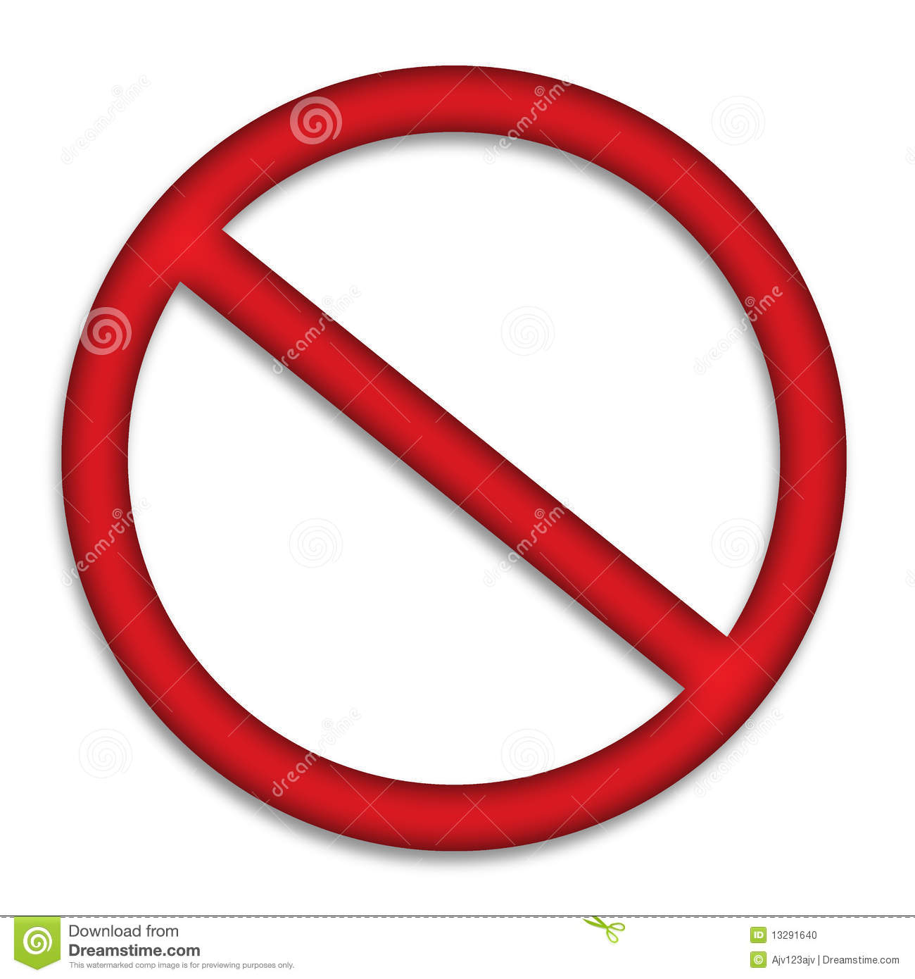 An Image Showing A No Entry Or No Admittance Red Sign On A White    