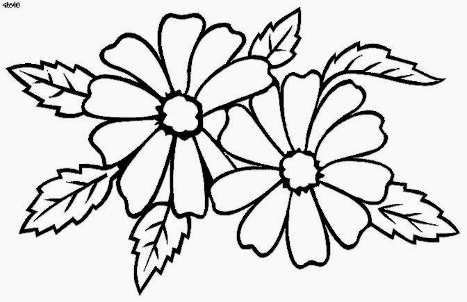 Coloring Book Flowers Clipart Best
