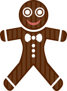 Gingerbread Man Clip Art  Png And Svg 