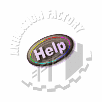 Help Button Animated Clipart