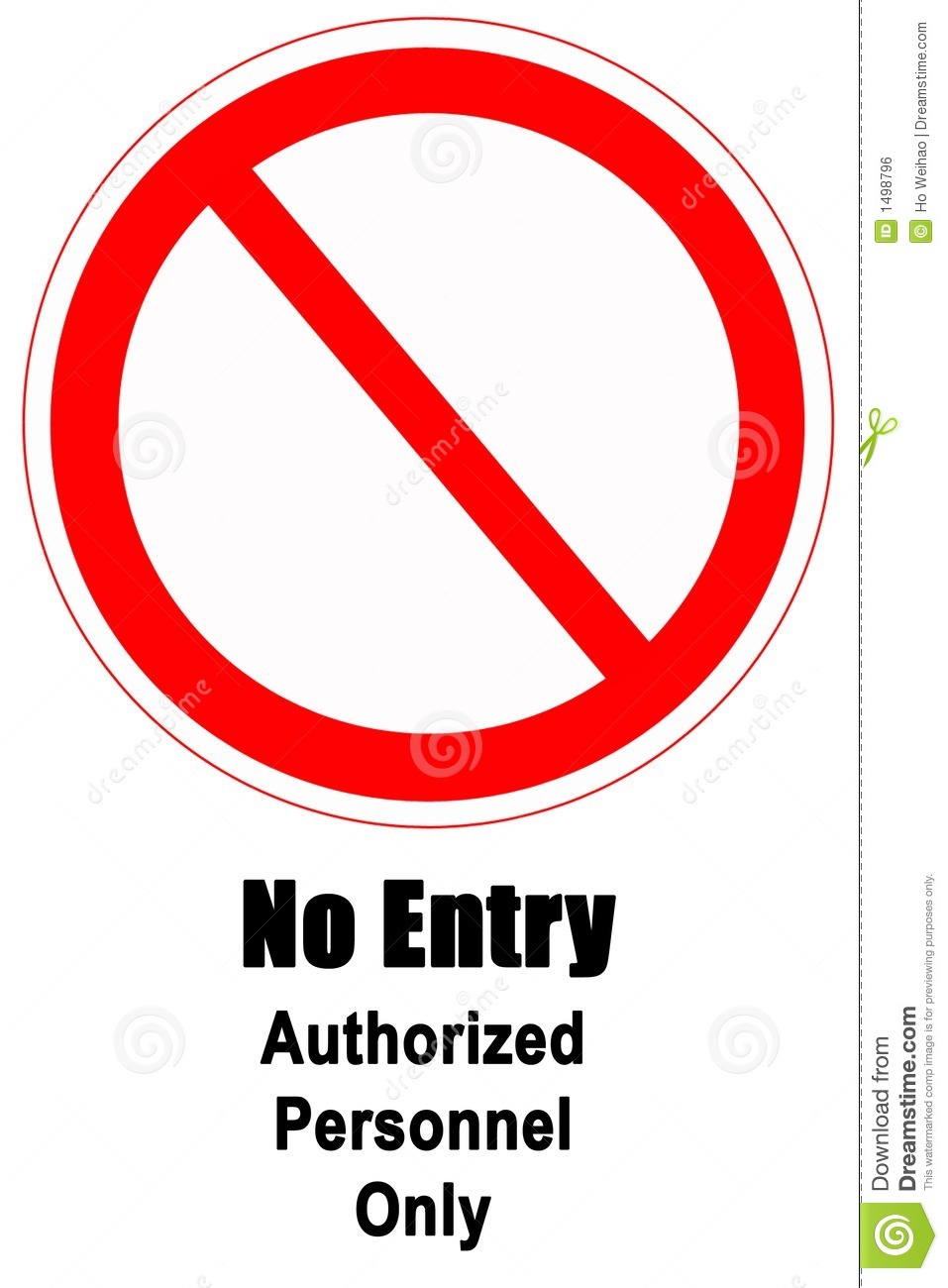 No Entry Sign Royalty Free Stock Image   Image  1498796