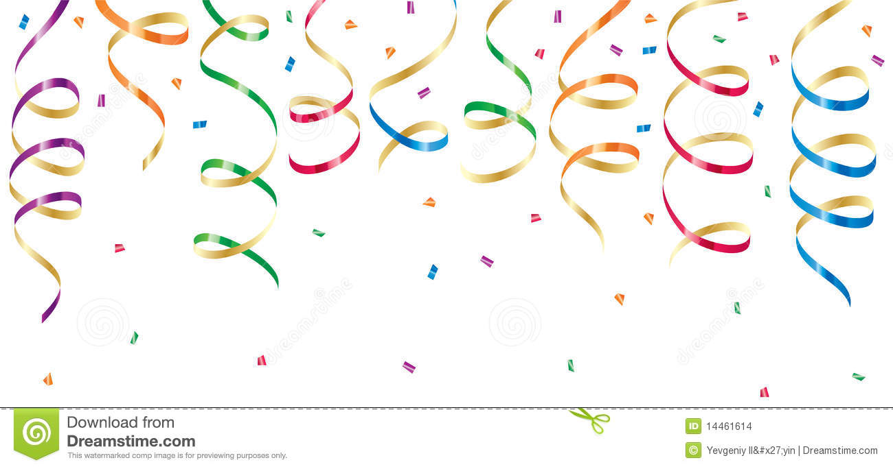 Party Streamers And Confetti Stock Images   Image  14461614