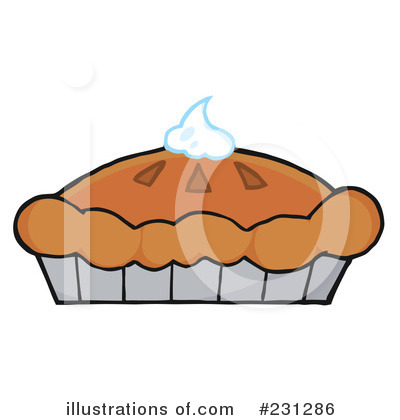 Royalty Free  Rf  Pumpkin Pie Clipart Illustration By Hit Toon   Stock