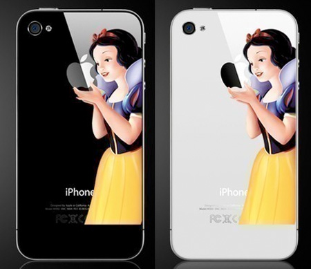 Snow White Iphone Sticker