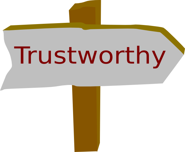 Trustworthy Clipart Trustworthy Clip Art   Vector