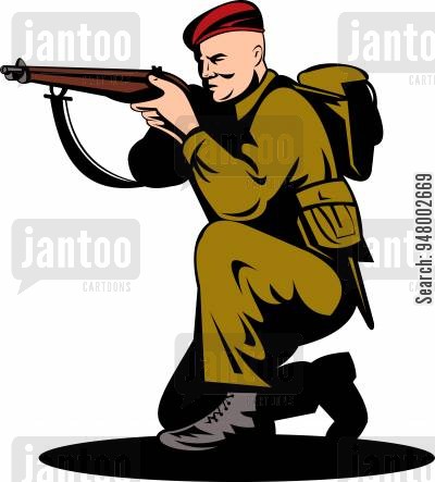 World War Two Cartoon Humor  British World War Two Soldier