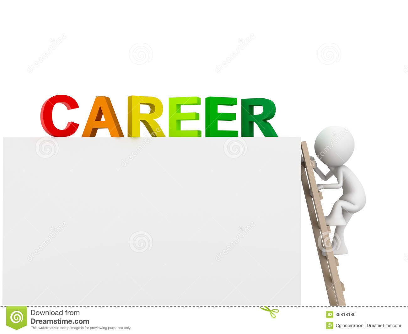 Career Clipart Reach Your Career Stock Photo