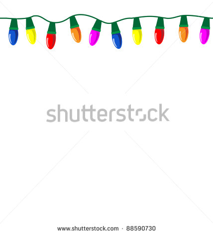 Fairy Lights Clipart String Of Christmas Lights Christmas Fairy Lights