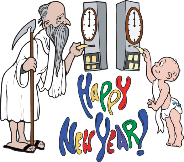 In Of The New Year  Each Page Has Another Clip Art Image  Enjoy