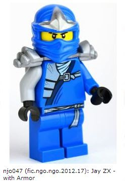 Lego Ninjago Jay Zx Blue Ninja With Armor And Helmet Master Of