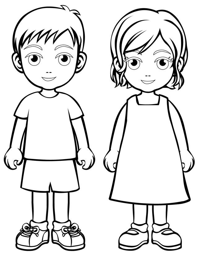 People And Places Coloring Pages  Mom And Girl Reading
