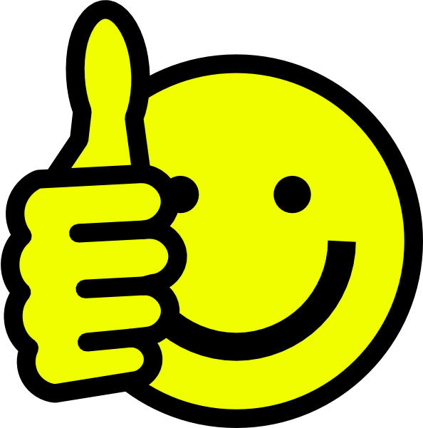 Smiley Face Clip Art Thumbs Up   Clipart Panda   Free Clipart Images