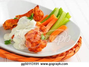 Stock Illustration   Buffalo Style Chicken  Clipart Drawing Gg56113191