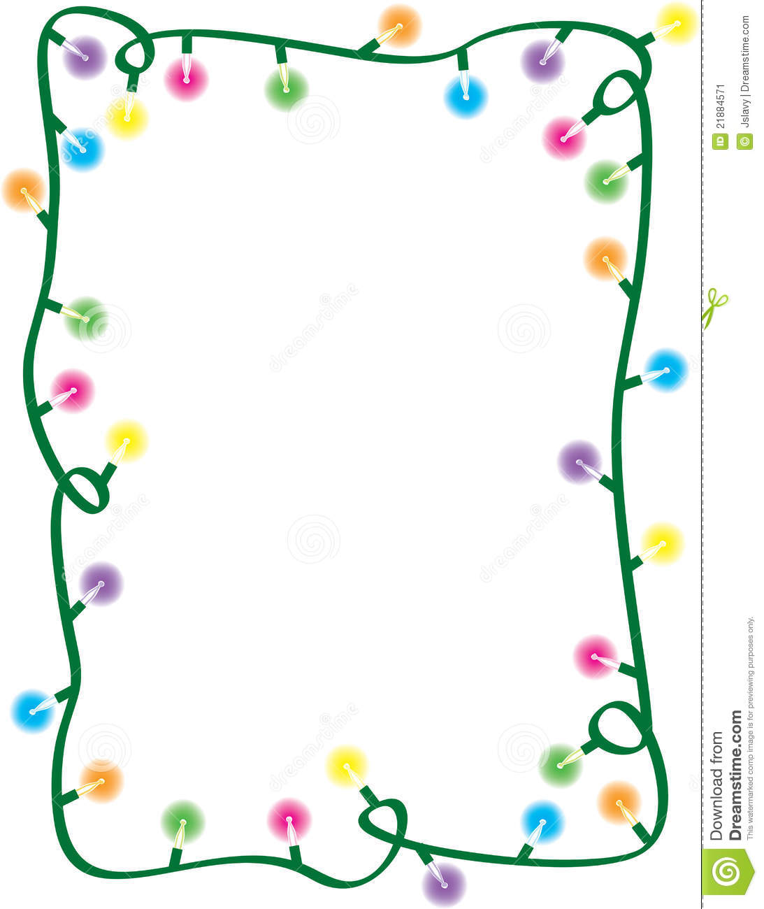 String Of Christmas Lights Clipart For   String Of Christmas