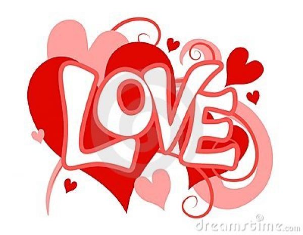 Valentines Day Love Heart Clip Art Stock Photo Image Valentines Day