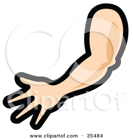 Arm Clipart 35484 Clipart Illustration Of A Human Arm And Hand