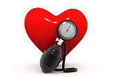 Blood Pressure Gauge   Clipart Graphic