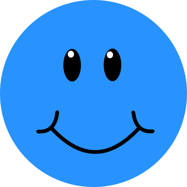 Blue Smile Clip Art At Clker Com   Vector Clip Art Online Royalty