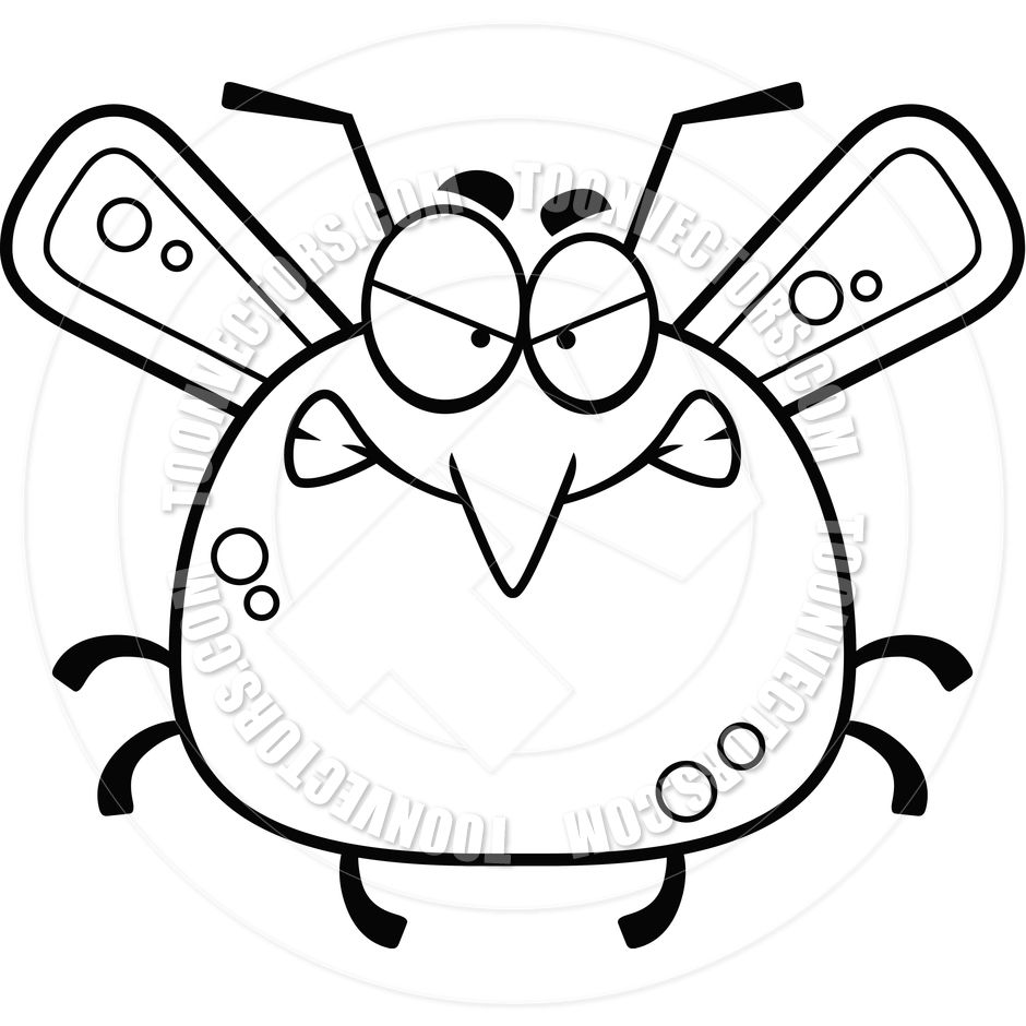 Bug Clipart Black And White  Black And White Line Art