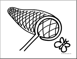 Clip Art  Basic Words  Net  Coloring Page    Preview 1