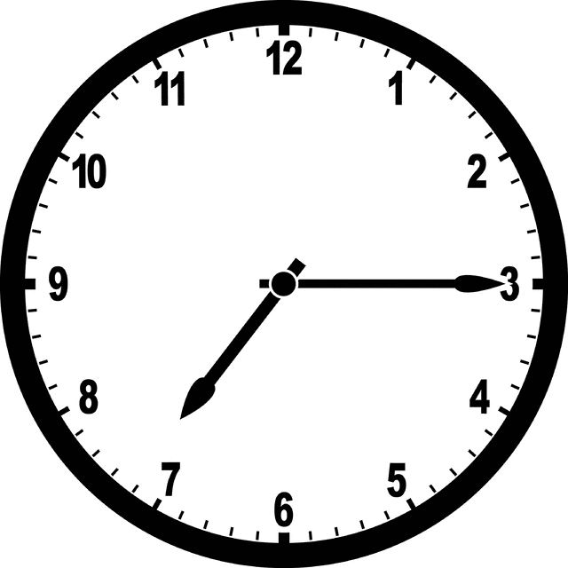 Clock 7 15   Clipart Etc